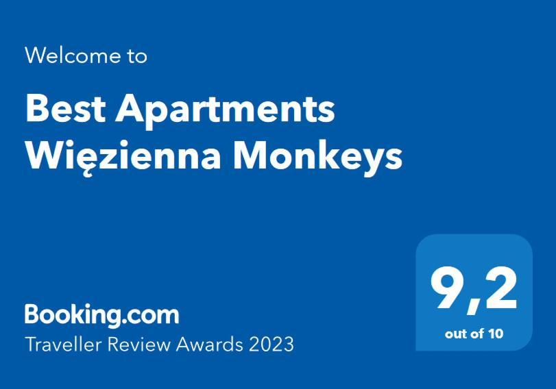 Best Apartments Wiezienna Monkeys 브로츠와프 외부 사진